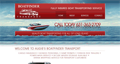 Desktop Screenshot of boatfindertransport.com